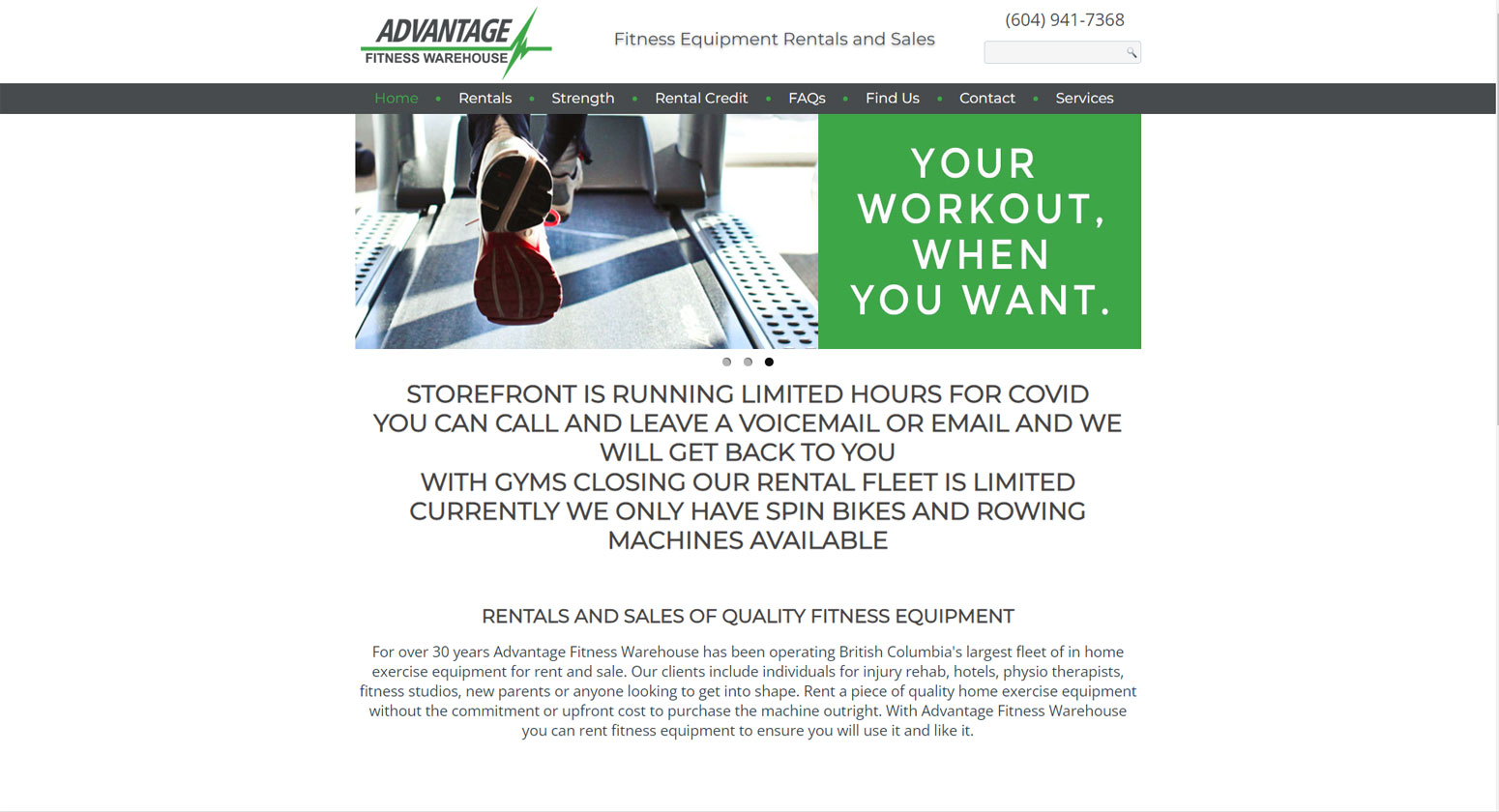 Advantage Fitness Warehouse